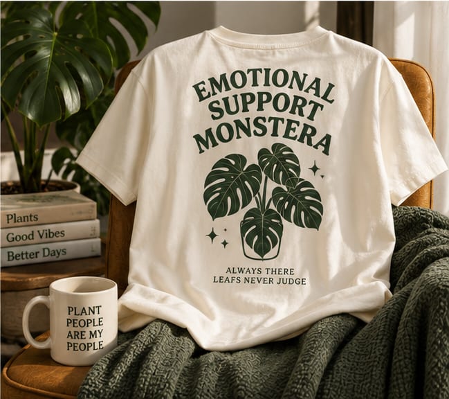 Emotional Support Monstera Tee